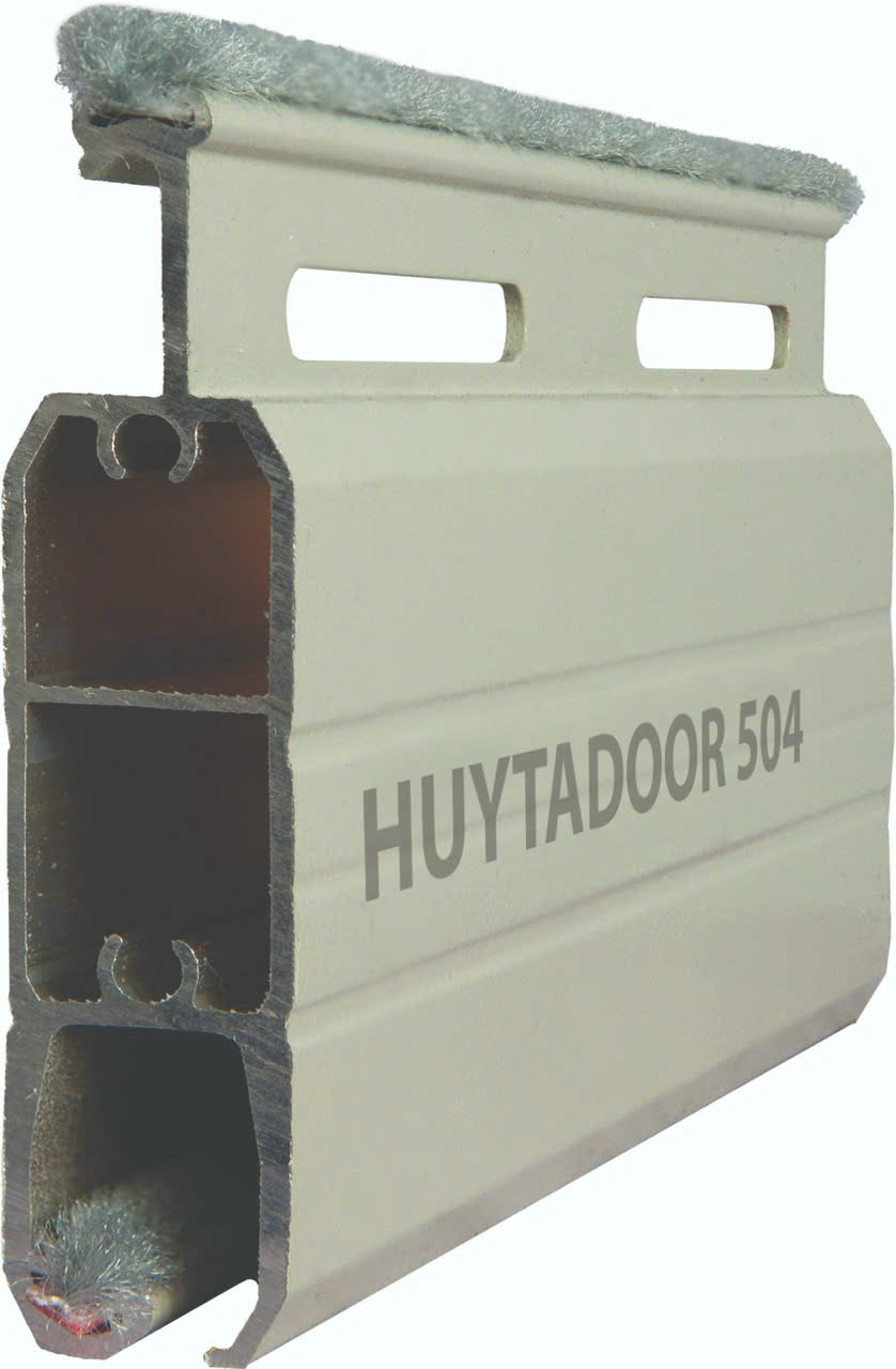 mẩu cửa cuôn Đức 504 màu kem và gi sần-1